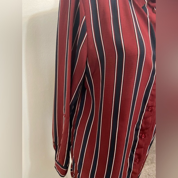 FOREVER 21 Large SHIRT DRESS striped - Picture 4 of 7